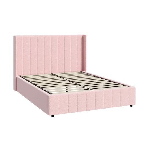 Pink Meier Boucle Gas Lift Storage Bed