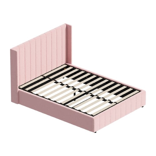 Pink Meier Boucle Gas Lift Storage Bed