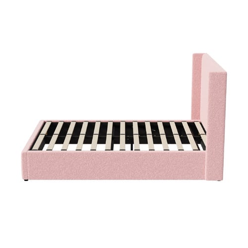 Pink Meier Boucle Gas Lift Storage Bed