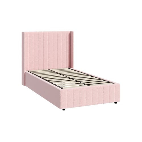Pink Meier Boucle Gas Lift Storage Bed