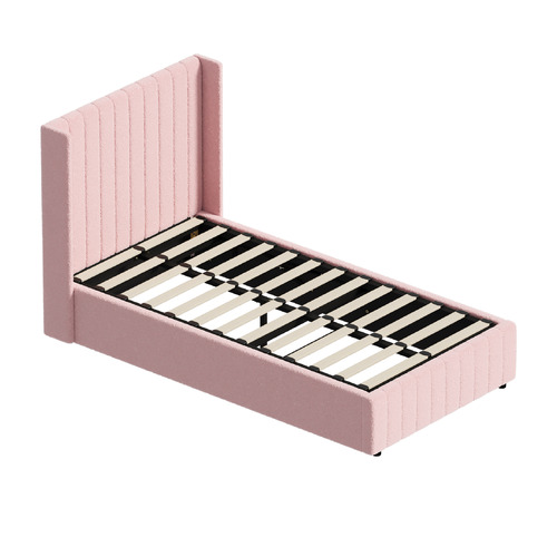 Pink Meier Boucle Gas Lift Storage Bed
