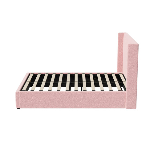 Pink Meier Boucle Gas Lift Storage Bed
