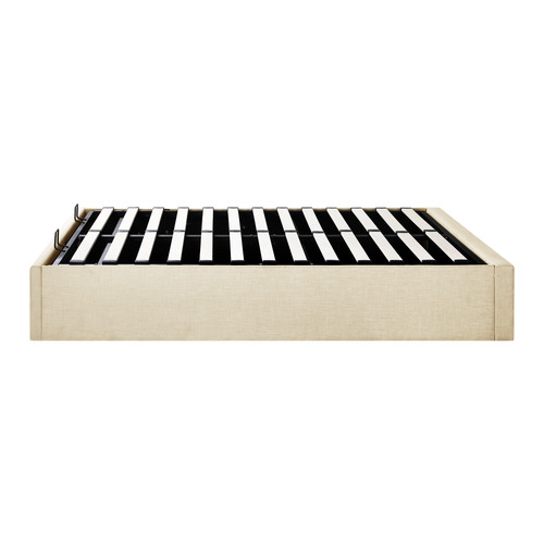 Beige Aldan Gas Lift Storage Bed Base