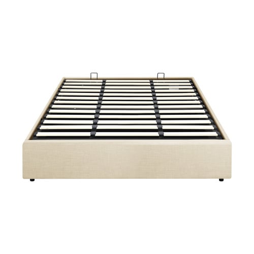 Beige Aldan Gas Lift Storage Bed Base