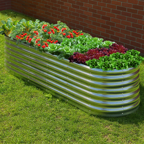 Gaya Galvanised Steel Raised Garden Bed