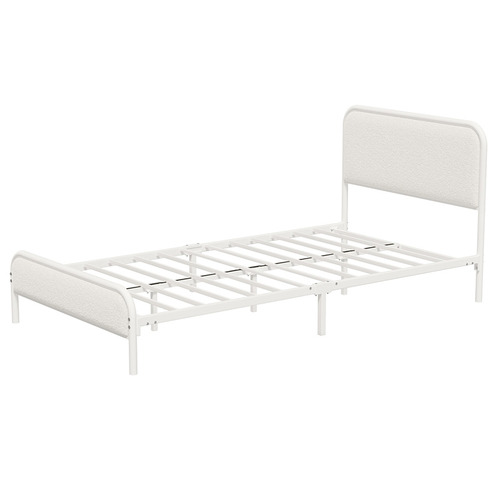 Gabrielle Sherpa Platform Bed with Underbed Storage