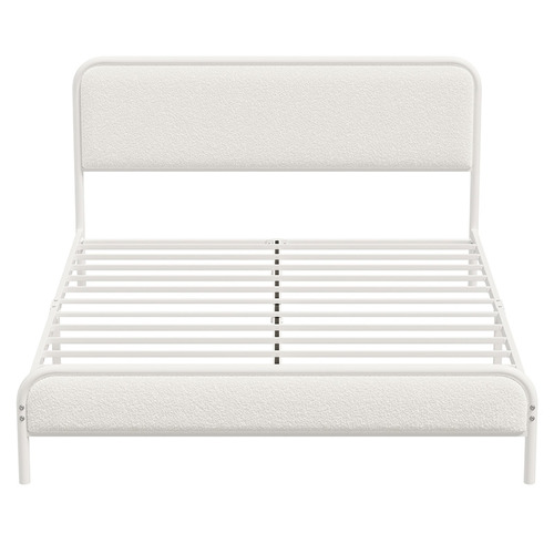 Gabrielle Sherpa Platform Bed with Underbed Storage