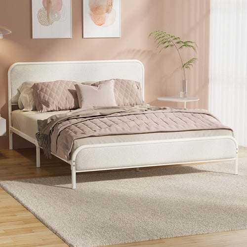 Gabrielle Sherpa Platform Bed with Underbed Storage