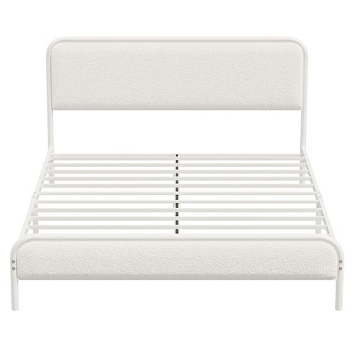 Gabrielle Sherpa Platform Bed with Underbed Storage