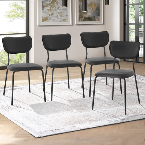 Kalani Faux Leather Dining Chairs
