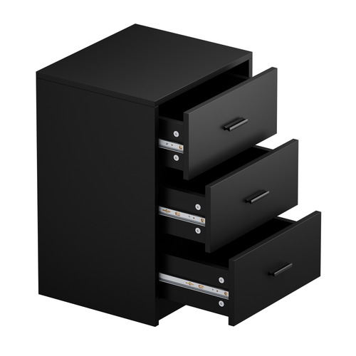 Arlo 3 Drawer Bedside Table