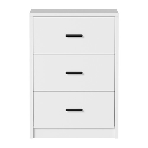 Arlo 3 Drawer Bedside Table