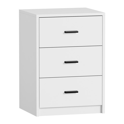 Arlo 3 Drawer Bedside Table