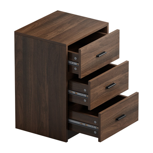 Arlo 3 Drawer Bedside Table