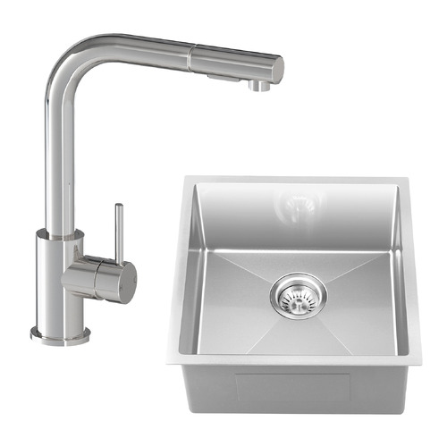Parker 440mm Single Stainless Steel Kitchen Sink