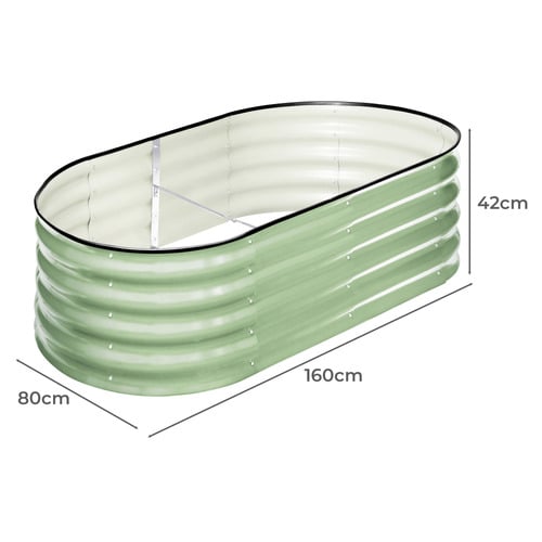 Gordo Galvanised Steel Raised Garden Bed