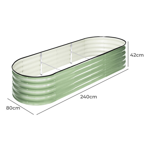 Gordo Galvanised Steel Raised Garden Bed