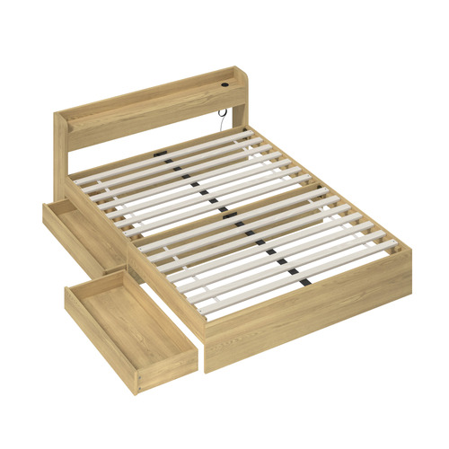 Natural-Cassandra-Bed-with-USB-Port-and-Drawers
