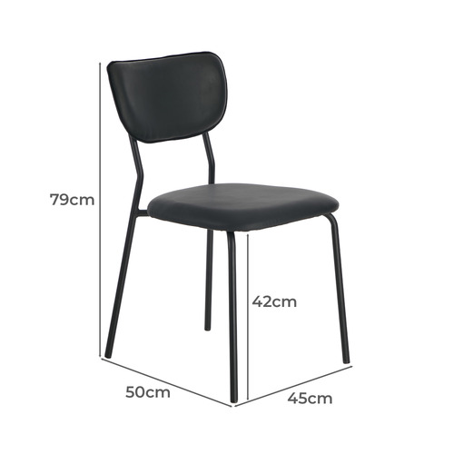 Kalani Faux Leather Dining Chairs