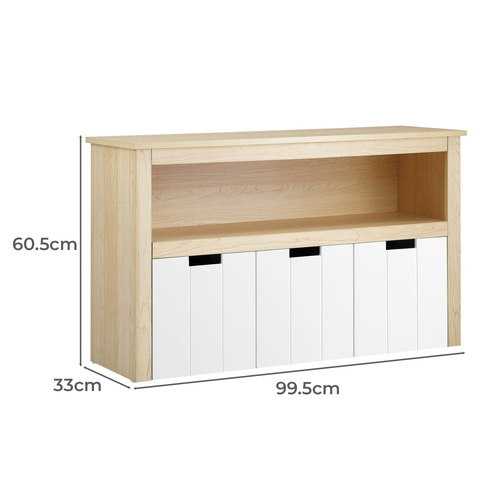 Kids' Mika Bookshelf & Toy Storage
