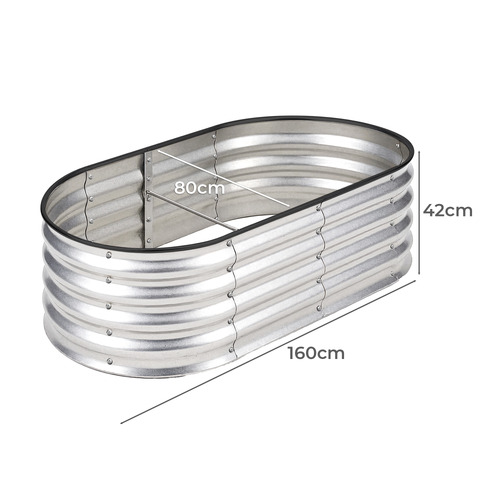 Gordo Galvanised Steel Raised Garden Bed