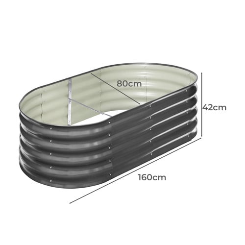 Gordo Galvanised Steel Raised Garden Bed
