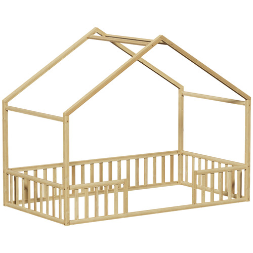 Gunther Pine Wood Bed Frame