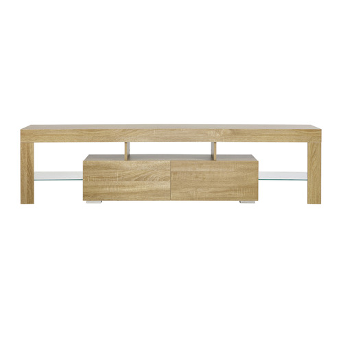 Aiyana 2 Drawer Entertainment Unit with LED