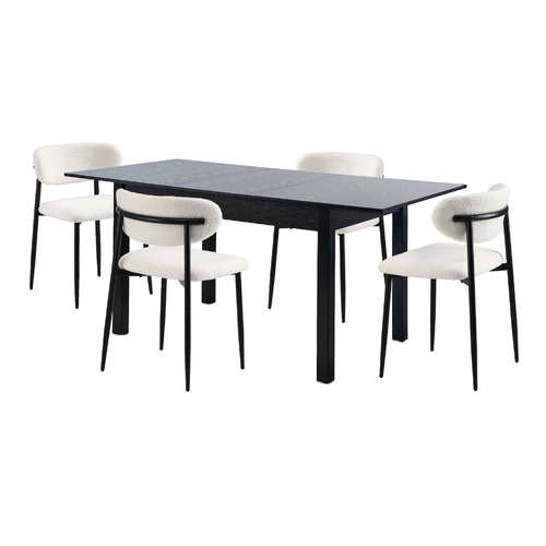 Lucien Extendable Dining Table & Chair Set