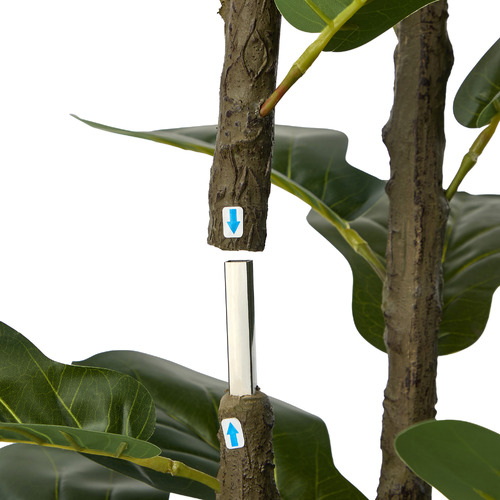 150cm Potted Faux Fiddle Leaf Fig Trees