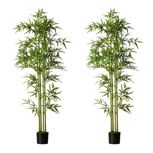 180cm Potted Faux Bamboo Trees