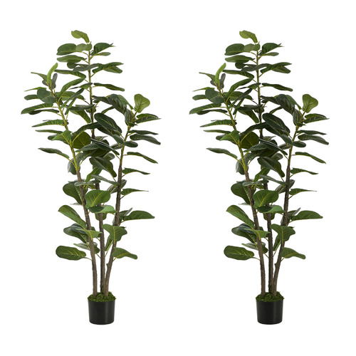 150cm Potted Faux Fiddle Leaf Fig Trees