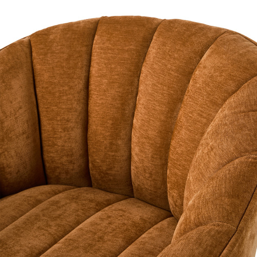 Leonor Linen Swivel Armchair