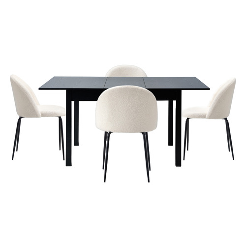 4 Seater Jasmine Extendable Dining Table & Chair Set