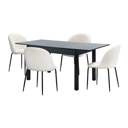 4 Seater Jasmine Extendable Dining Table & Chair Set