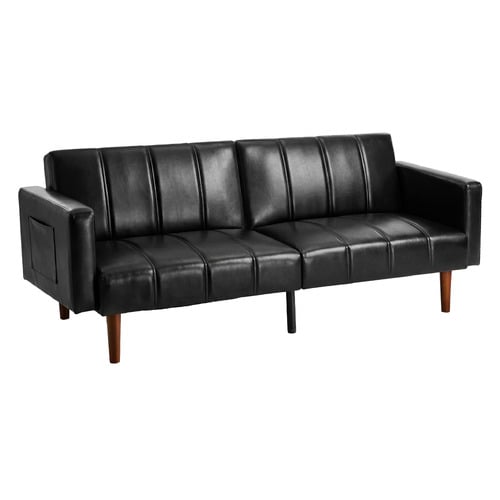 Matthew Faux Leather 3 Seater Sofa Bed