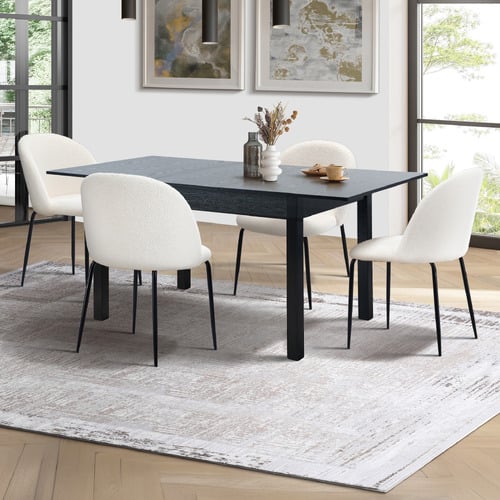 4 Seater Jasmine Extendable Dining Table & Chair Set