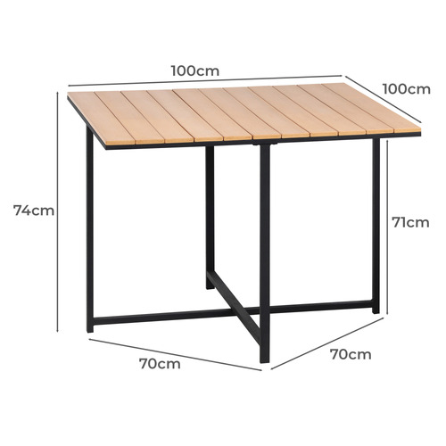 4 Seater Collins Outdoor Dining Table & Chair Set