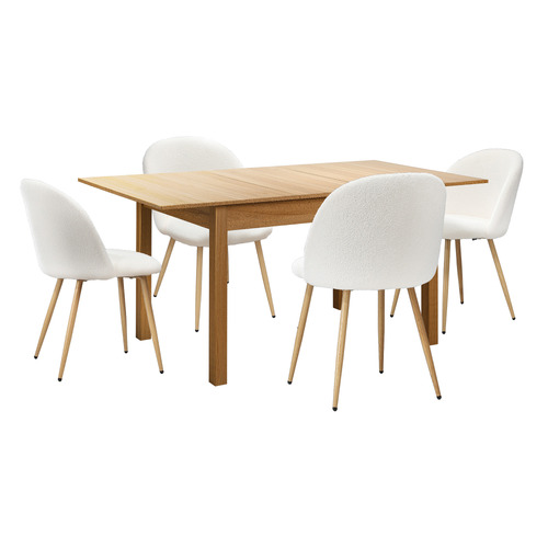 4 Seater Kristine Extendable Dining Table & Chair Set
