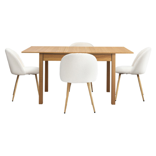 4 Seater Kristine Extendable Dining Table & Chair Set