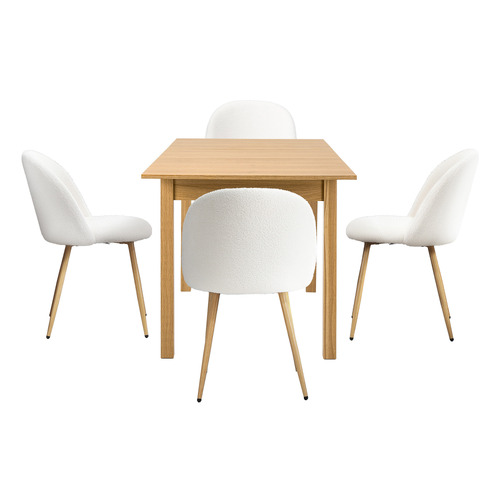 4 Seater Kristine Extendable Dining Table & Chair Set