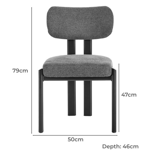 Noelani Linen-Look Dining Chairs
