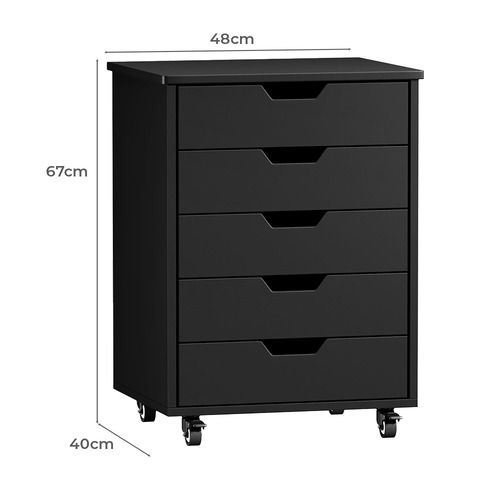 Elijah 5 Drawer Filing Cabinet