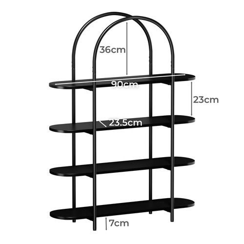 Zani 4 Tier Shelving Unit