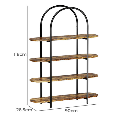Zani 4 Tier Shelving Unit
