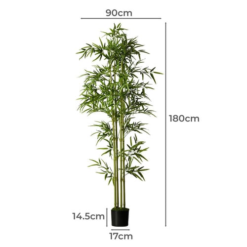 180cm Potted Faux Bamboo Trees