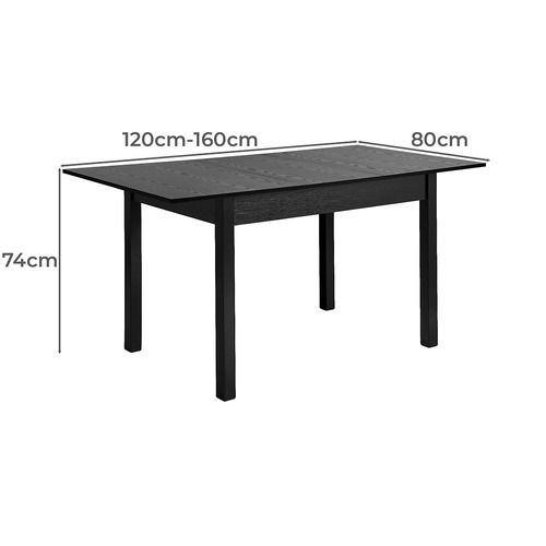 4 Seater Jasmine Extendable Dining Table & Chair Set
