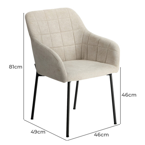 Erica Linen Dining Chairs
