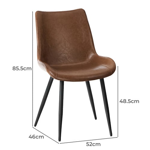 Sandra Faux Leather Dining Chairs