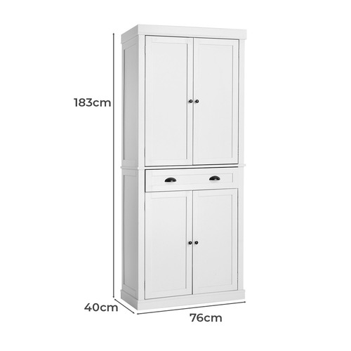 Caldren 4 Door 1 Drawer Cupboard